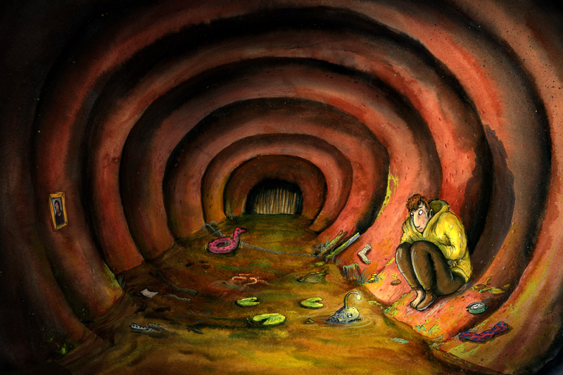 Jona inuti fiskens mage